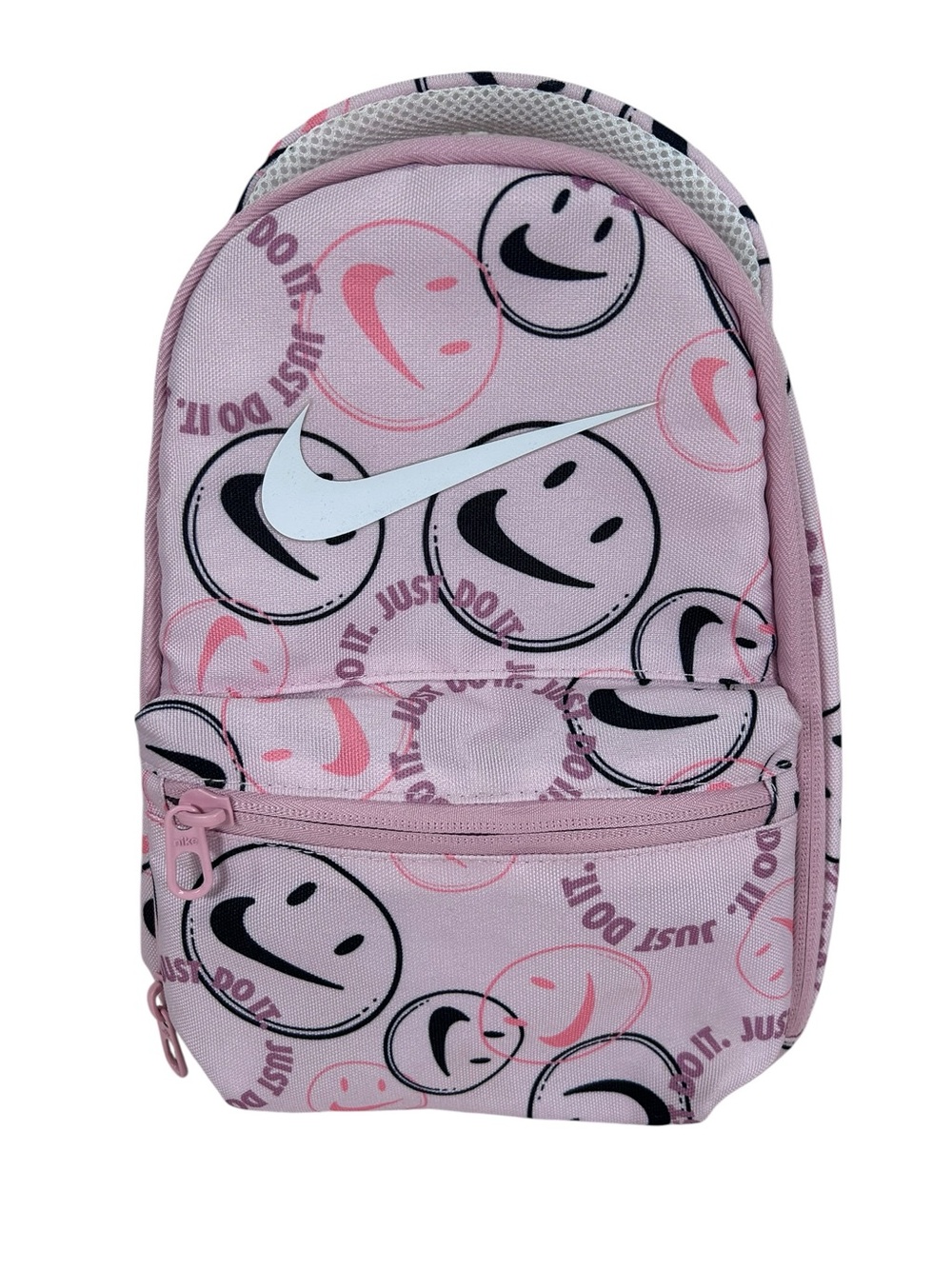 Nike JDI Shine Pink Smiley Just Do It Insulated Lunch Bag